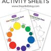 Paint Your Own Color Wheel {FREE Printable} - The Art Kit