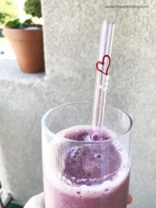 strawberry cherry smoothie glass straw strawesome the art kit power greens
