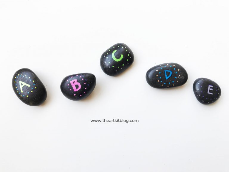 Alphabet Rocks {Making Learning Fun} - The Art Kit