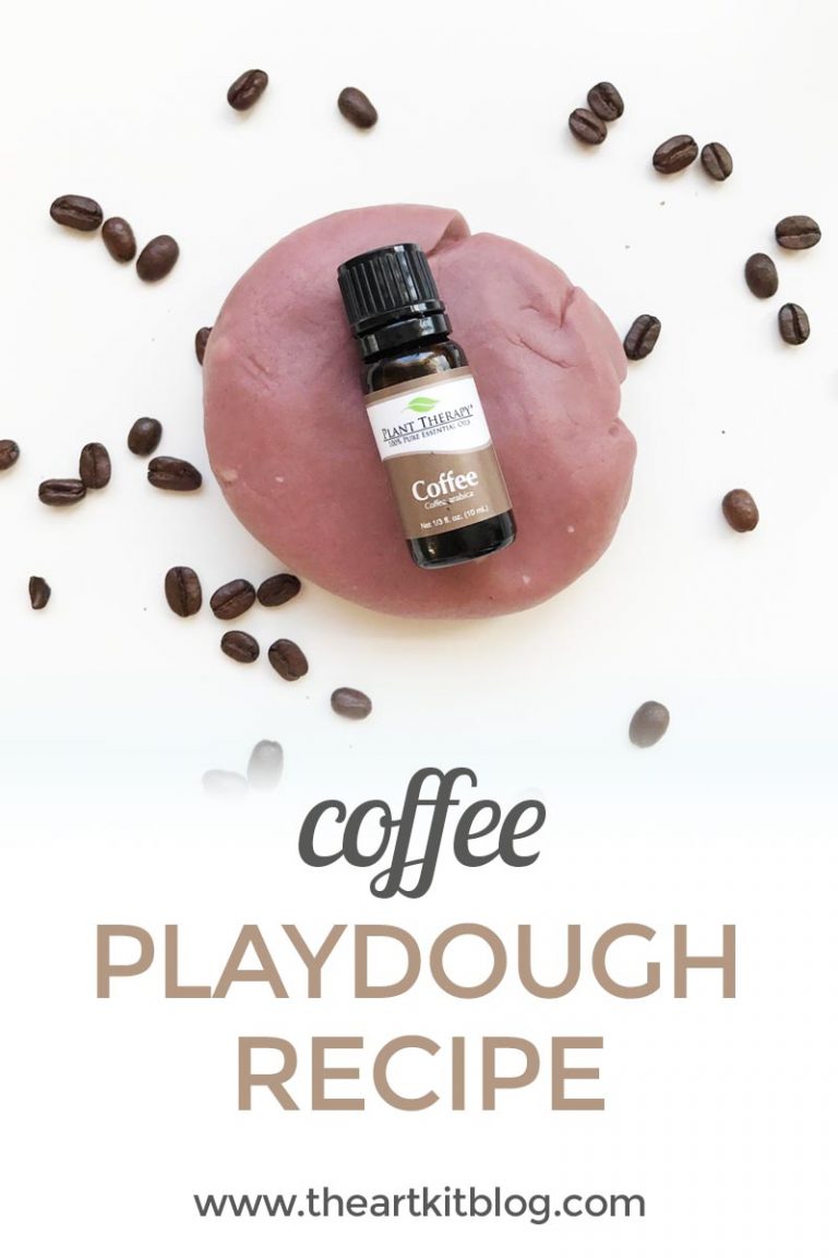 Coffee playdough recipe from @theartkit