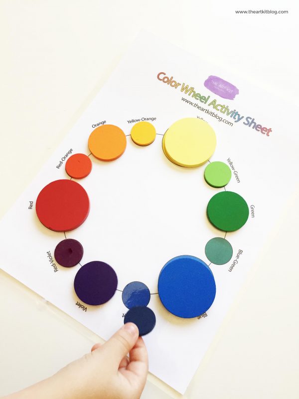 How to Make Your Own Color Wheel {Plus Fun Activity!} - The Art Kit