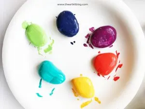 Color wheel rocks painting rocks art for kids from @theartkit