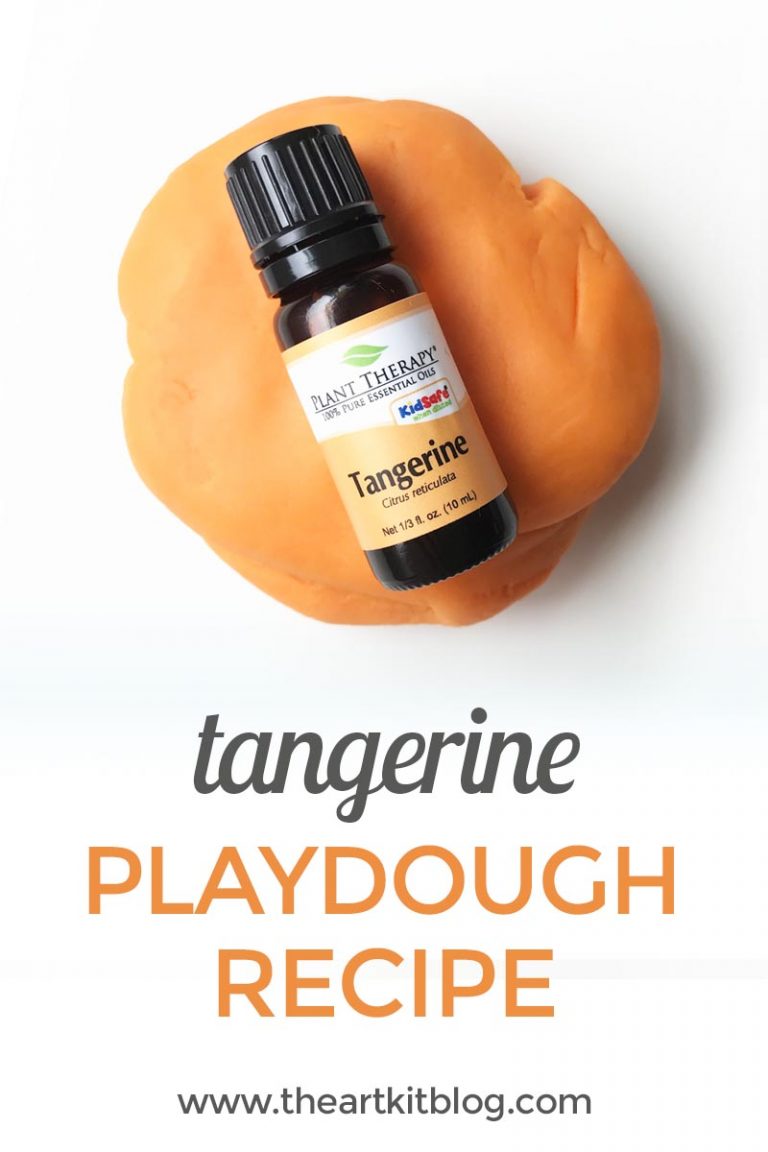 tangerine plant therapy essential oil playdough recipe the art kit pinterest 2