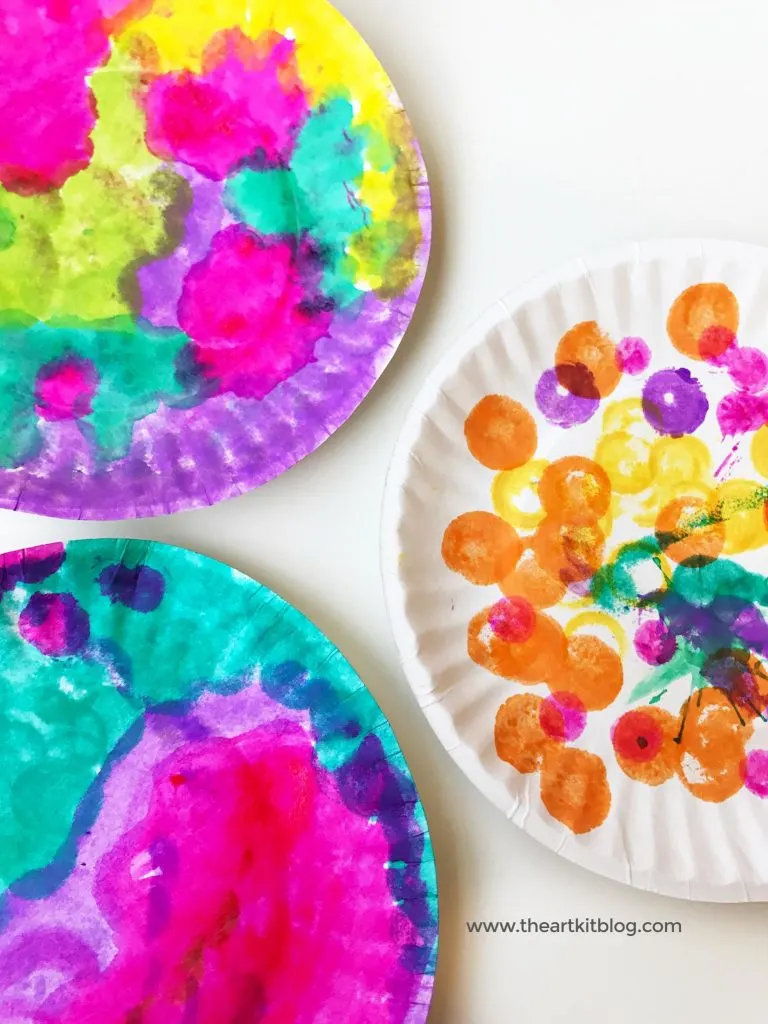 How to Setup Paper Plate Painting with an Art Club