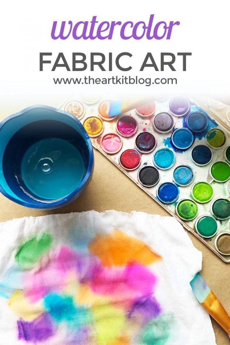 Watercolor Fabric Art