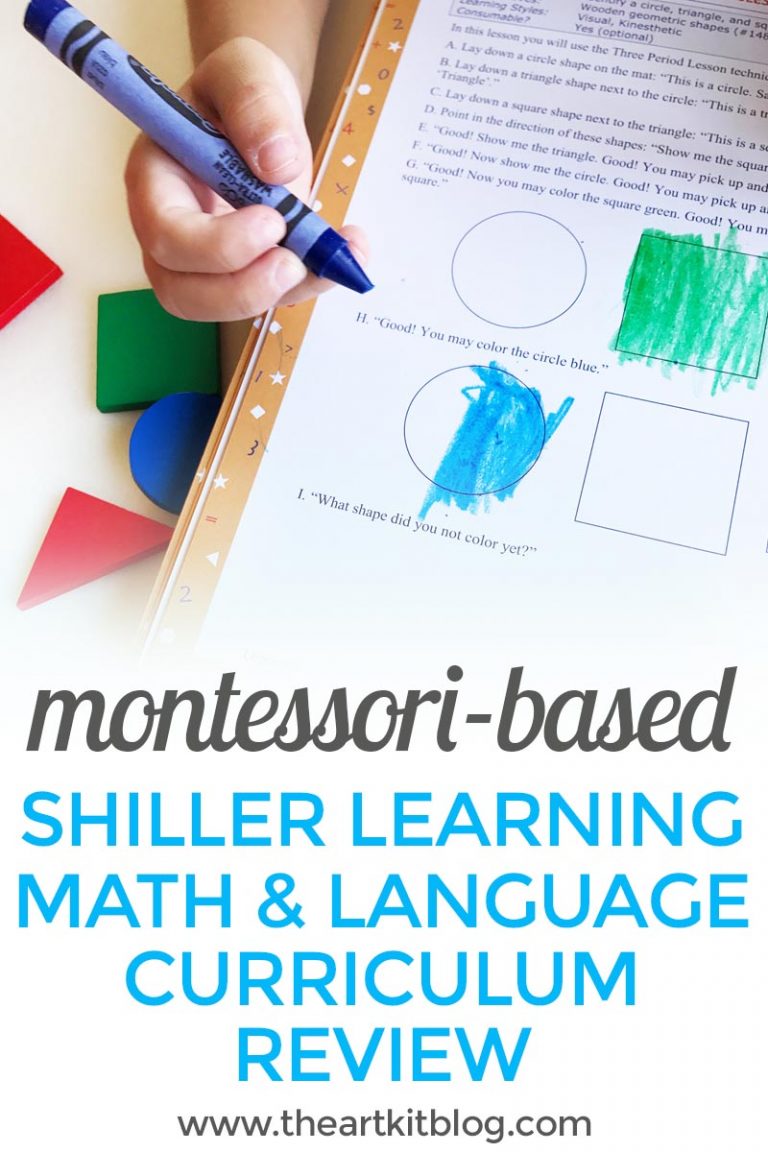 Shiller Math and Language Arts Montessori Based Curriculum Review by the Art Kit