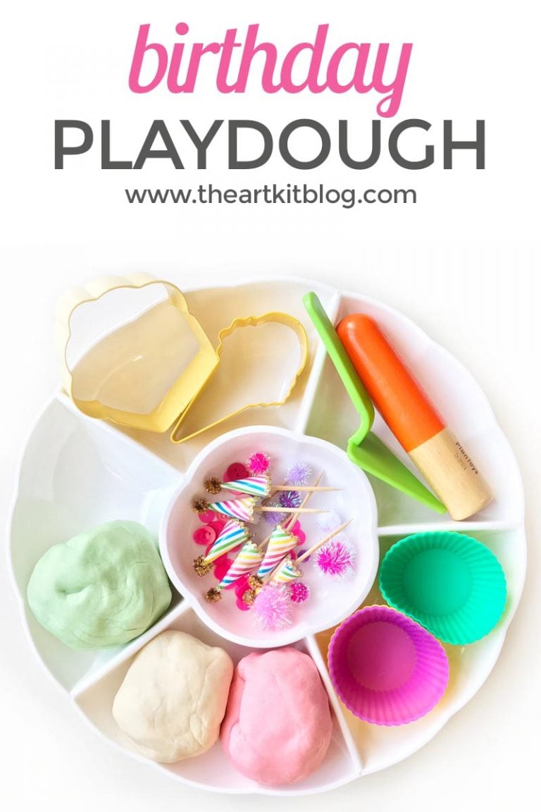 Birthday playdough activity party play dough ideas invitation to play create the art kit blog