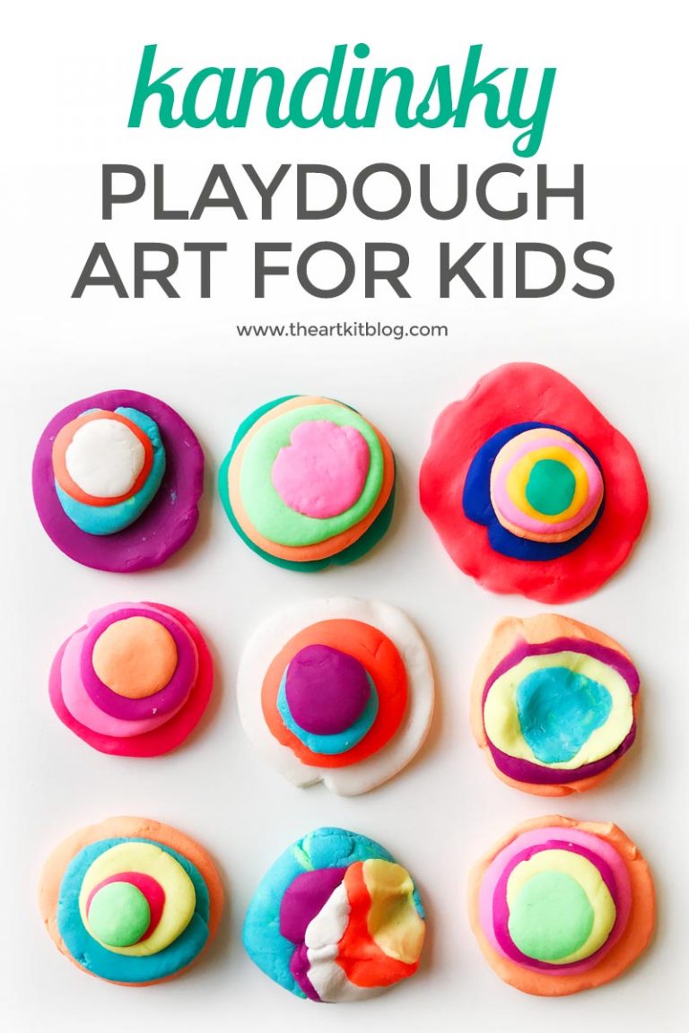 KANDINSKY FOR KIDS playdough art PINTEREST