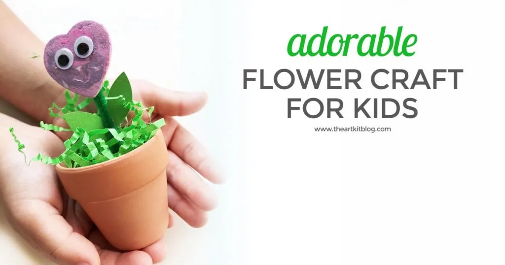 adorable FLOWER CRAFT for kids pinterest