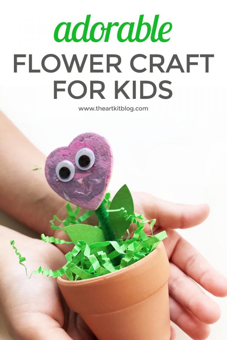 adorable FLOWER CRAFT for kids pinterest