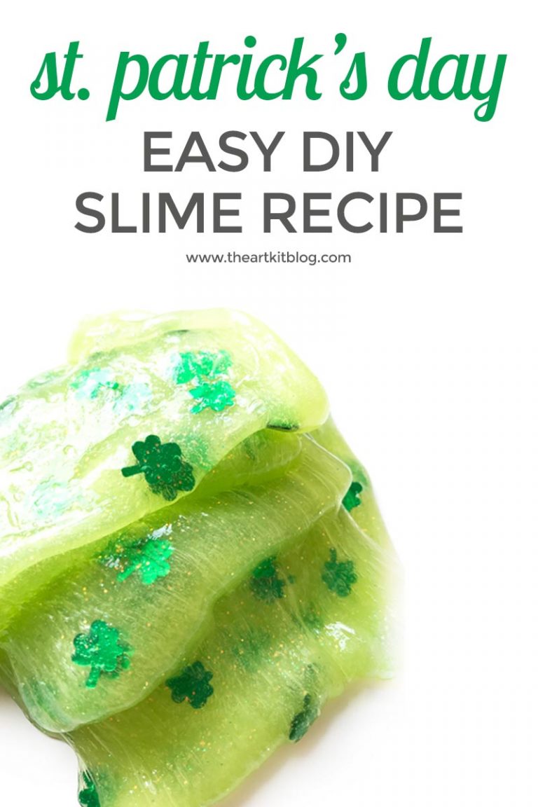 easy st. patricks day SLIME RECIPE 2