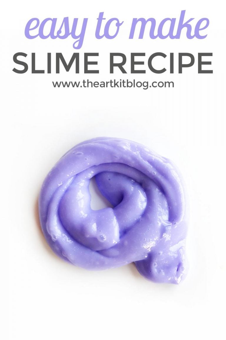 slime recipe - how to make slime with liquid starch 2