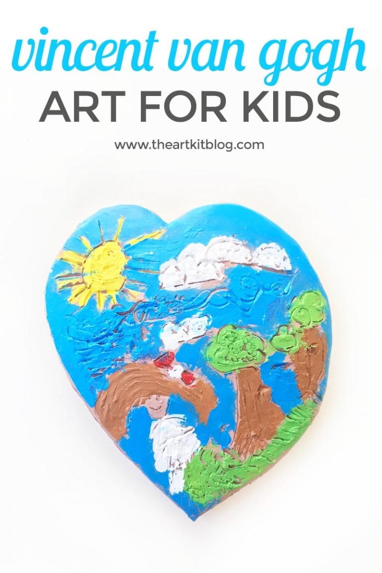 VINCENT VAN GOGH homespun and hands on review clay art for kids pinterest