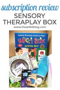 sensory theraplay box review subscription box