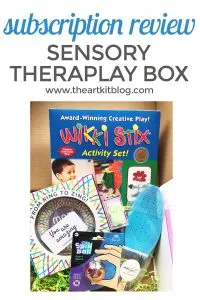 sensory theraplay box review subscription box