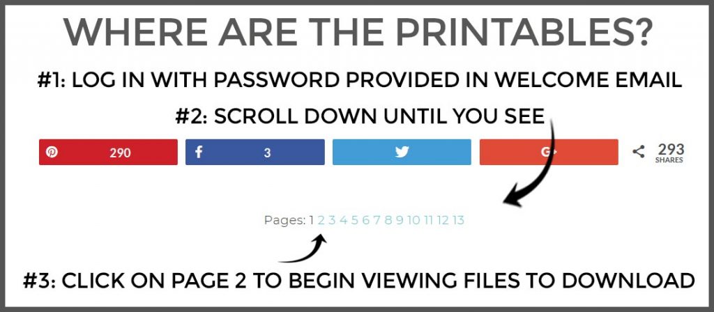 WHERE ARE THE FREE PRINTABLES - The Art Kit
