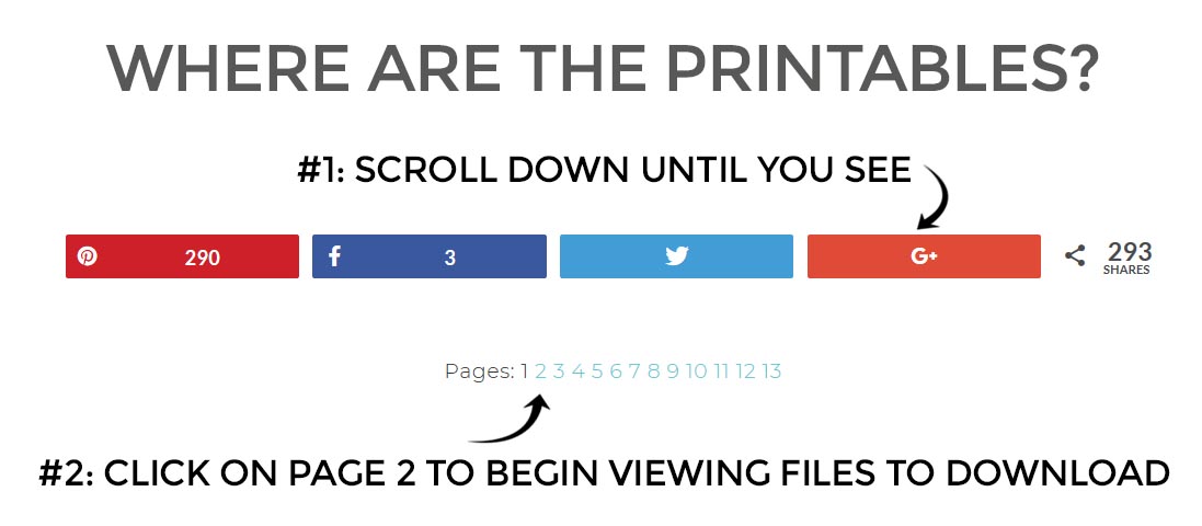 WHERE ARE THE FREE PRINTABLES - The Art Kit