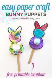 easter bunny craft kids printable free pinterest