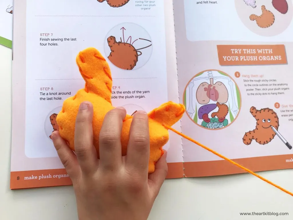 KiwiCo Kiwi Crate subscription box review for kids 5-8 body kit. What's inside a kiwi crate.