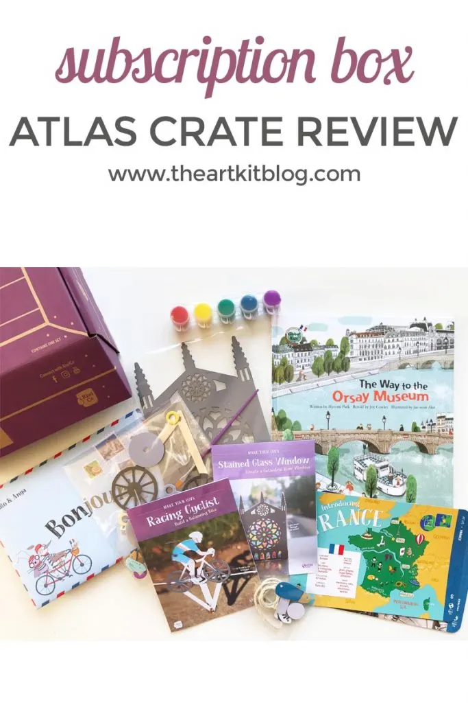 KiwiCo's Atlas Crate review. A subscription box for kids that teaches geography, history, and art in a fun way! Learn about a new country each month with Atlas Crate from Kiwi Crate.