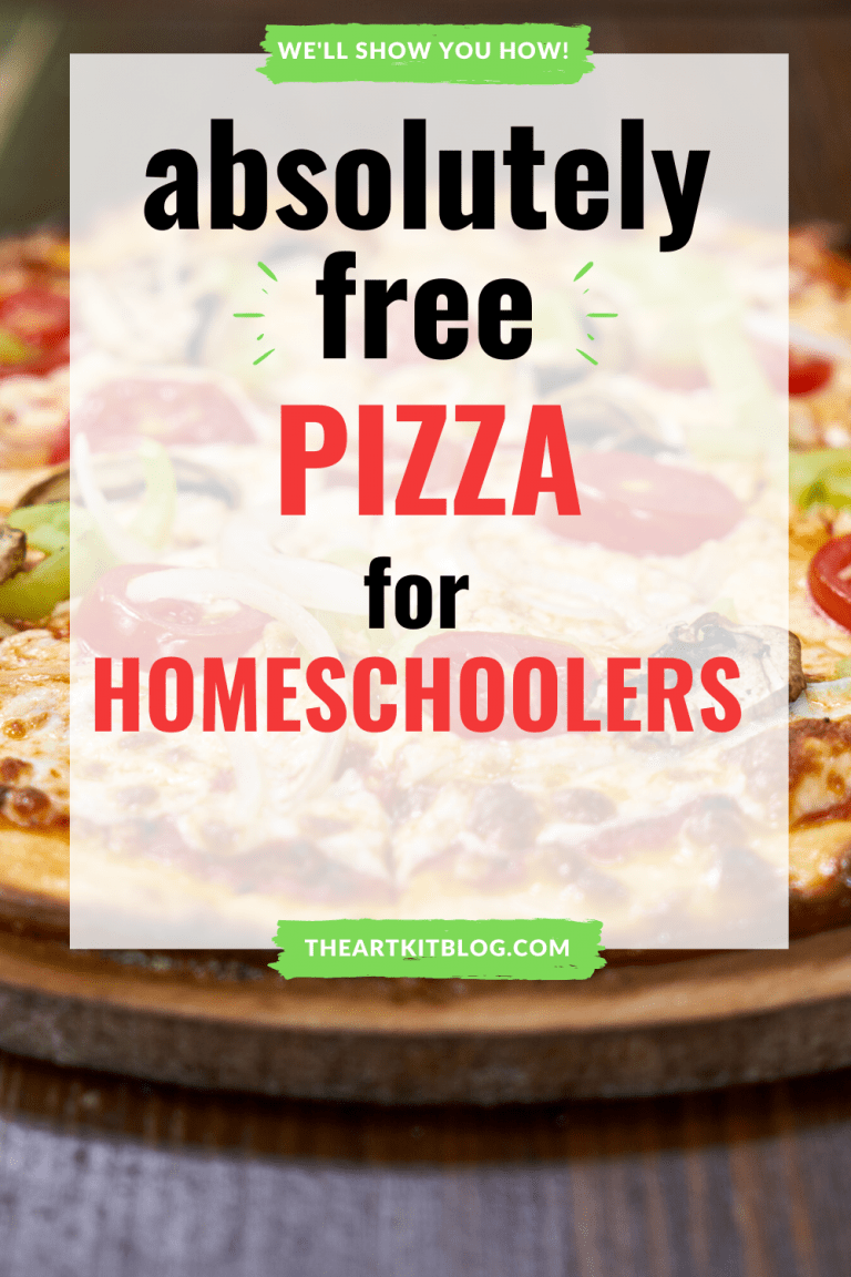 Free pizza hut book it reading program for homeschoolers the art kit