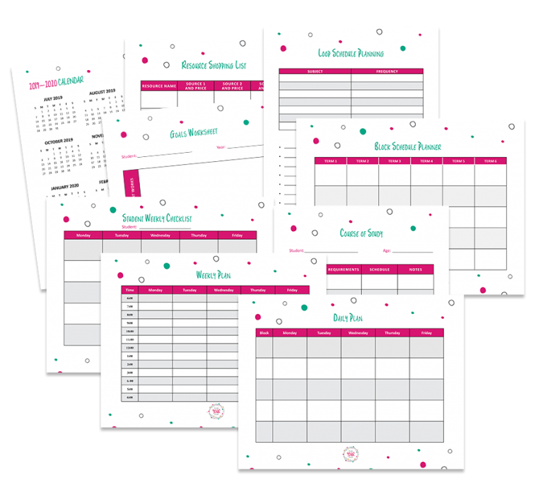 Pam Barnhill Printable Homeschool Forms - Printable Forms Free Online
