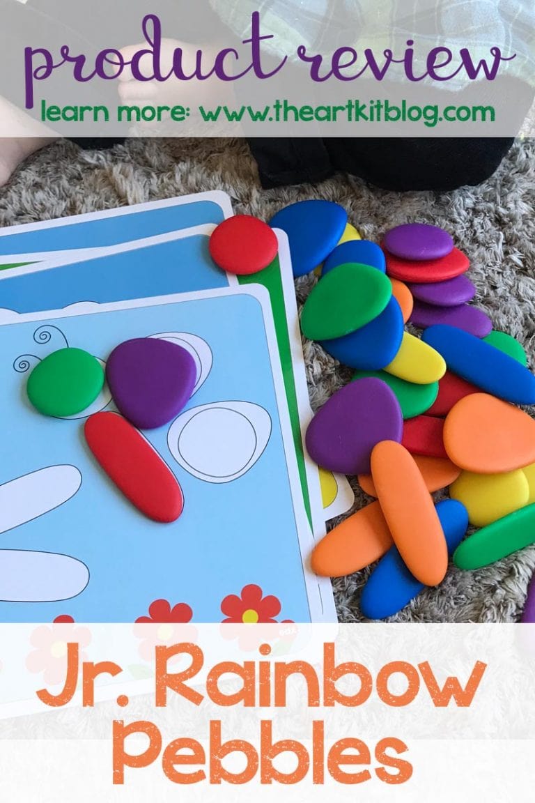 Junior-Rainbow-Pebbles-Activity-Set-review-pinterest