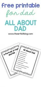 all about dad fathers day free printable kids gift portrait me ...