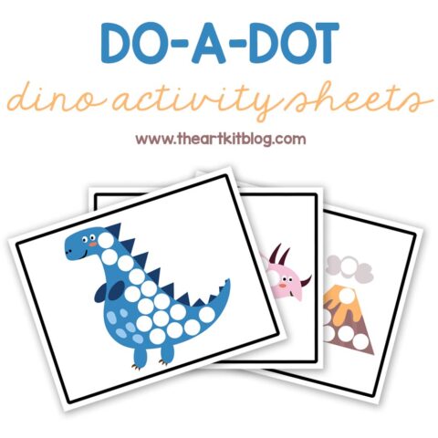 Dinosaur Do a Dot Printables – The Art Kit