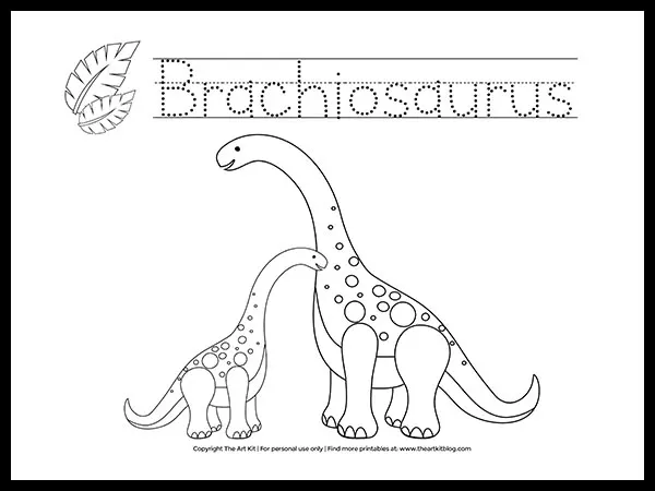 FREE! Dinosaur Coloring Pages! - The Art Kit