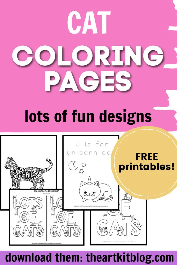 cat coloring pages