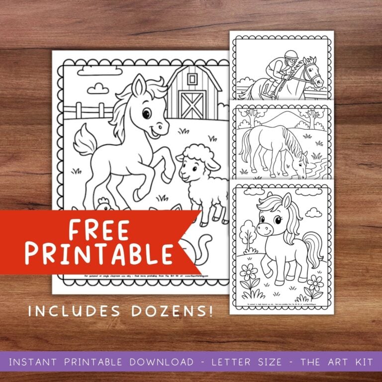 horse-coloring-pages