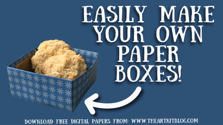 make your own paper box easily