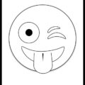 Emoji Coloring Page - Heart Eyes {FREE Printable!} - The Art Kit