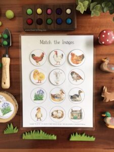 Farm Matching Game: FREE PRINTABLE! - The Art Kit
