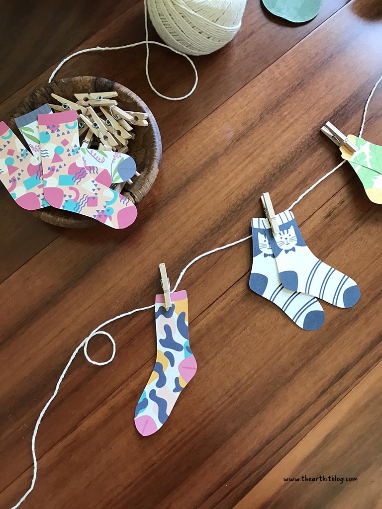 FREE Printable Matching Socks Game The Art Kit