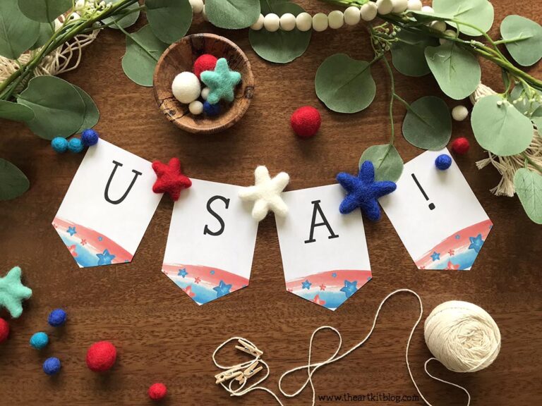 usa banner printable the art kit 4