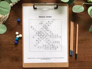 Michigan Word Search Coloring Page {FREE Printable Download!} - The Art Kit