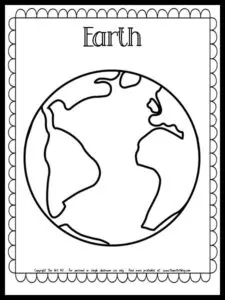 earth coloring page the art kit copy