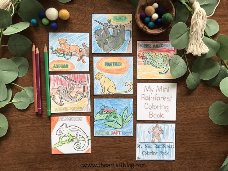 Mini Rainforest Animal Coloring Pages {FREE PRINTABLE DOWNLOAD!} - The ...