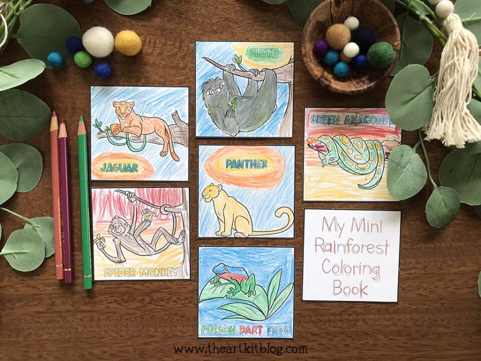 Mini Rainforest Animal Coloring Pages {FREE PRINTABLE DOWNLOAD!} - The ...