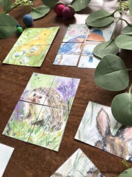 CUTE Animal Puzzles! {FREE Printable Download} - The Art Kit