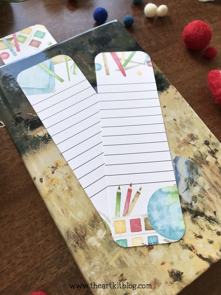 Free Printable Bookmarks {School-Supply Theme!} - The Art Kit