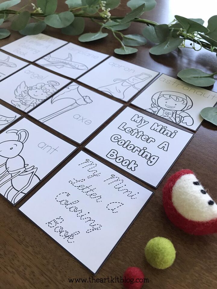 Mini Letter B Coloring Pages {FREE PRINTABLE DOWNLOAD!} - The Art Kit