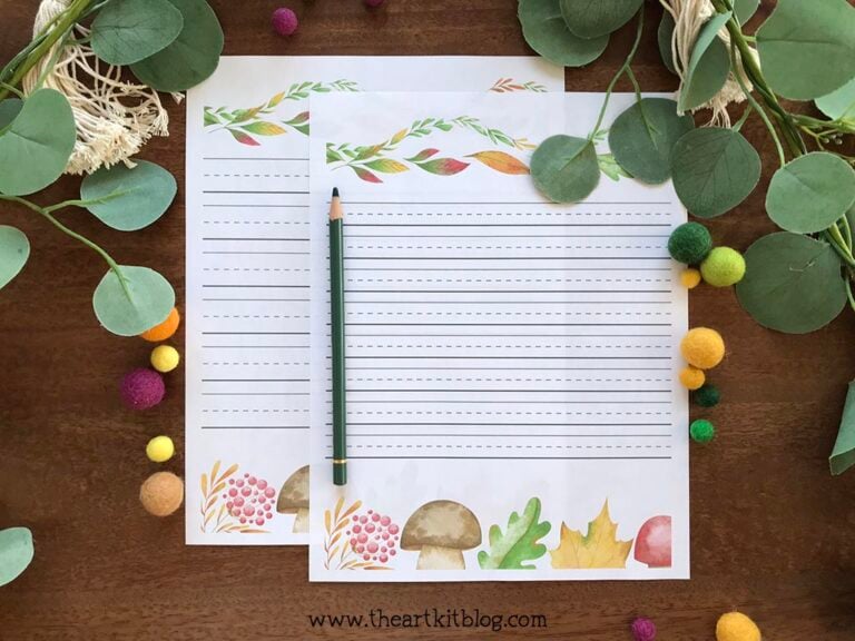 fall printable paper printable