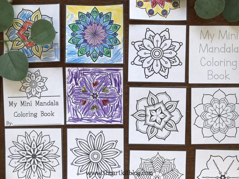 mini mandala coloring pages the art kit 3