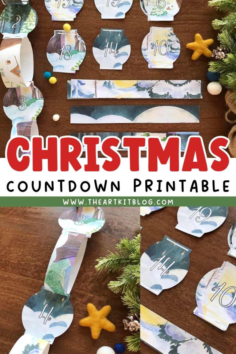 count down to christmas free printable