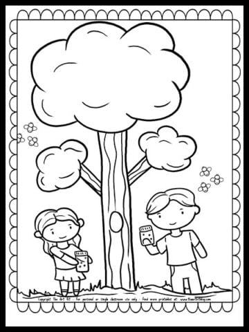 Fireflies Coloring Page {FREE PRINTABLE} - The Art Kit