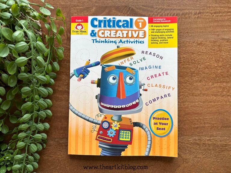 evan moor critical and creative thinking activities grade 1 timberdoodle review the art kit 8