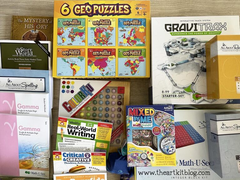 timderdoodle custom 3rd grade kit curriculum review_the art kit 4